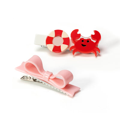 Crab & Bowtie Alligator Clip