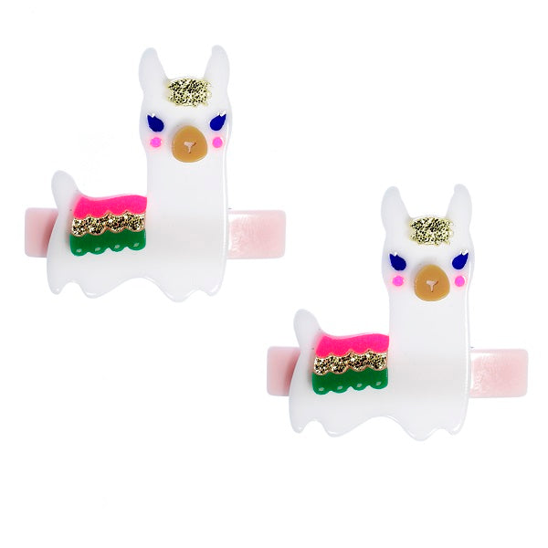 Llama Hair Clips -  Lilies & Roses NY