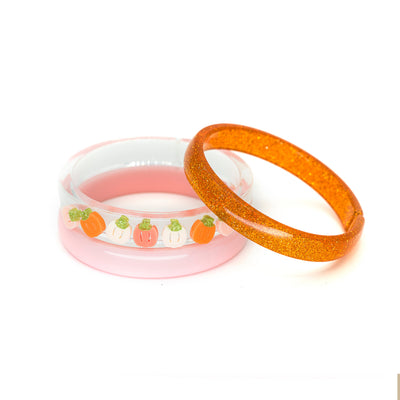 HAL23- Multi Pumpkin Orange Cream Bracelet Set