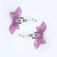 Rosane Bow Glitter Color  Snap Clips -  Lilies & Roses NY