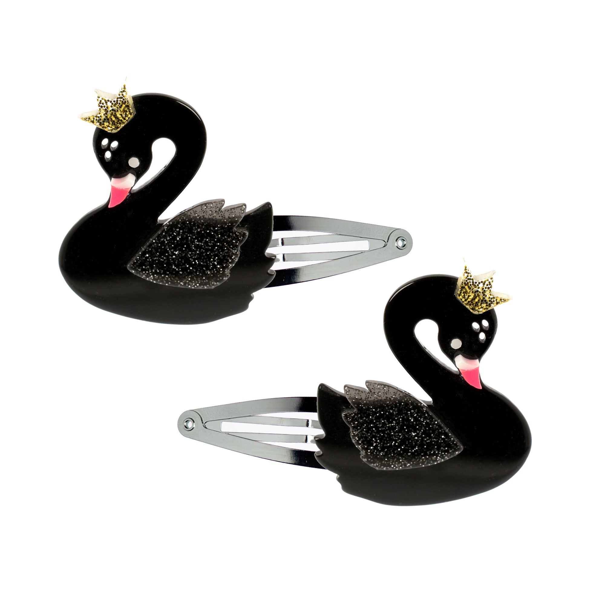 Swan Snap Clips -  Lilies & Roses NY