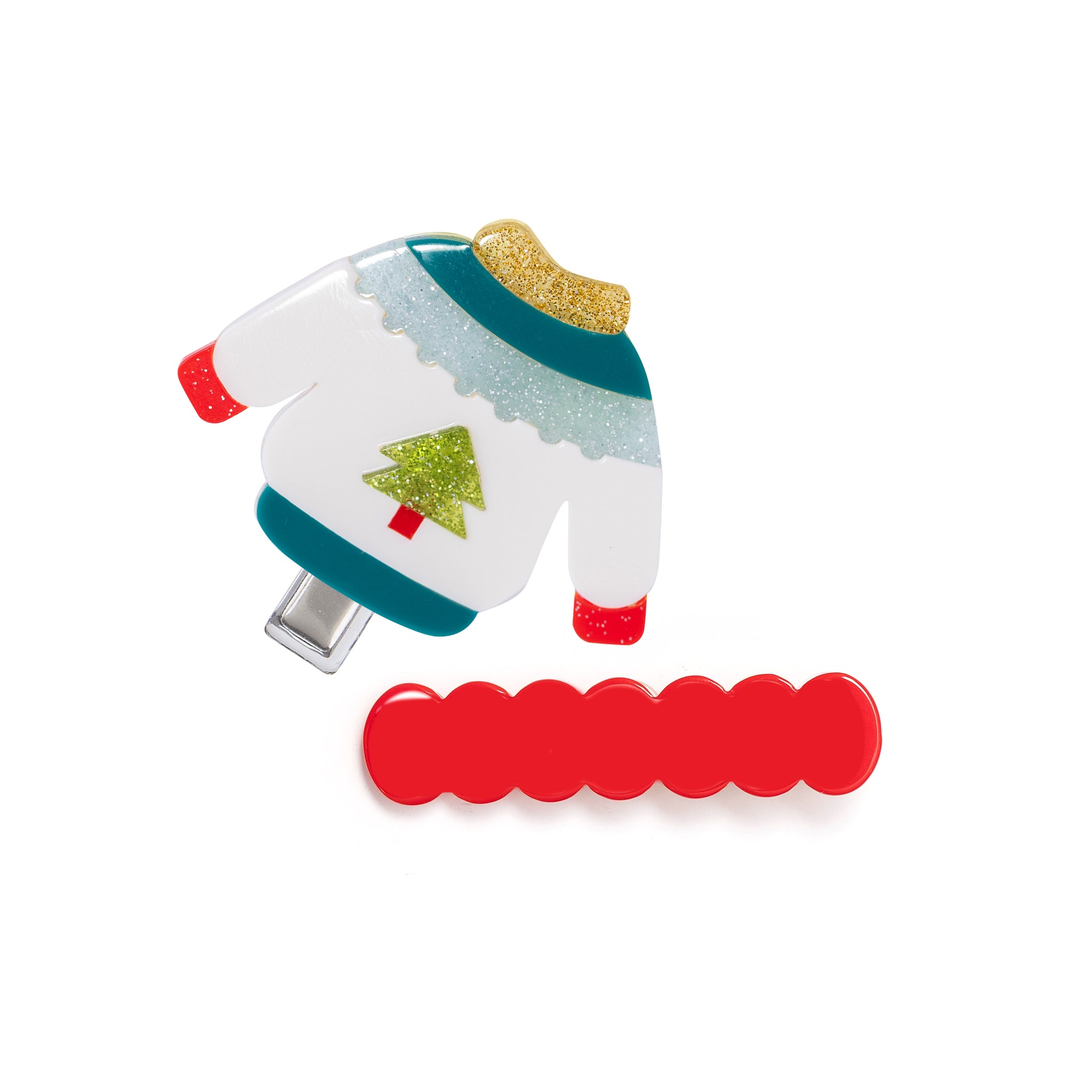 HOL- Holiday Sweater Alligator Clips