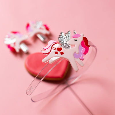 VAL-Unicorn Valentine's Headband