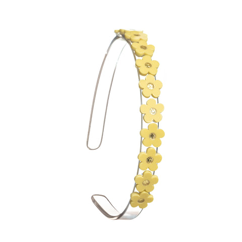 SPR23-Flower Crown Headband, Yellow