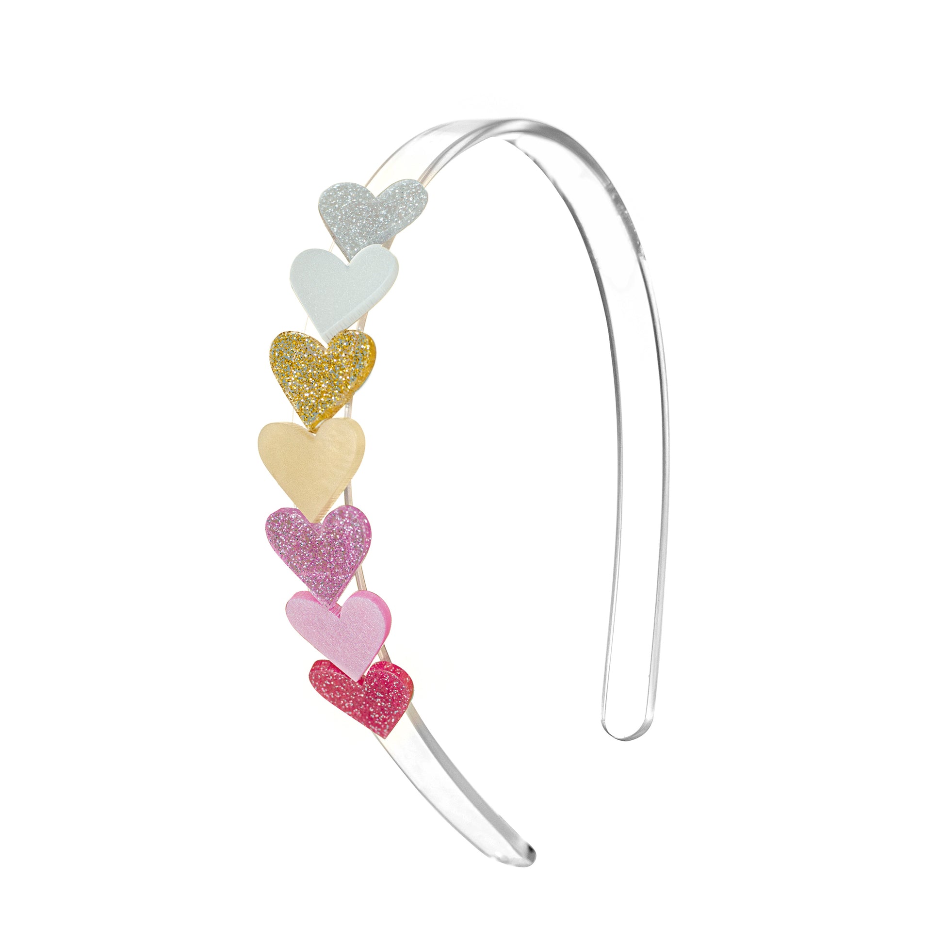 Centipede Heart Pearl Shades Headband - VAL
