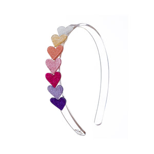 Centipede Heart Vibrant Colors Headband