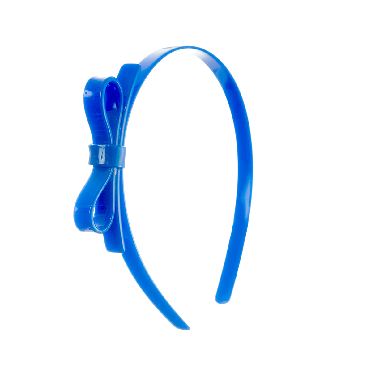 Thin Bow Royal Blue Headband