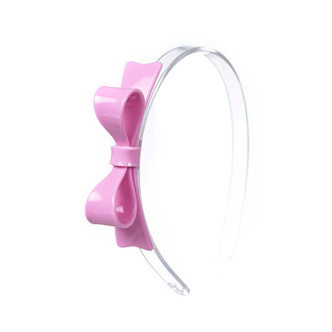 Bow Tie Candy Pink Headband
