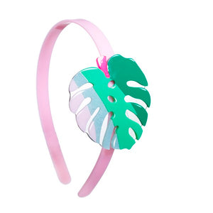 Tropical Leaf Headband -  Lilies & Roses NY