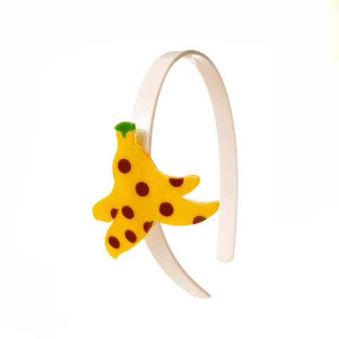 Banana Glitter Yellow Headband
