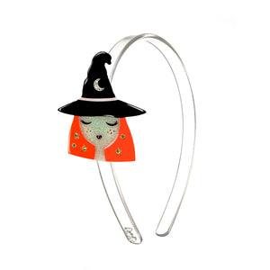 HAL23- Witch Orange Hair Headband