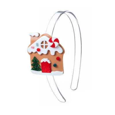 Festive Gingerbread House Headband HOL