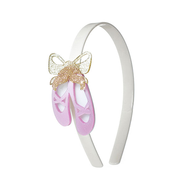 Ballet Slippers Headband -  Lilies & Roses NY