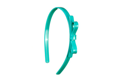 Turquoise Thin Bow Headband