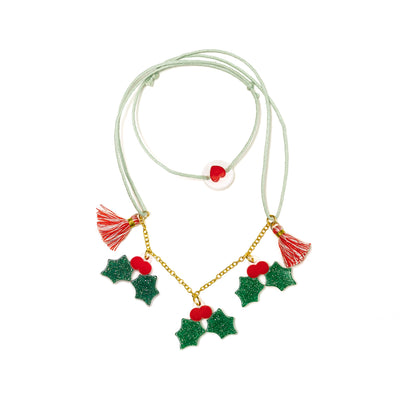 HOL- Triple Mistletoe Necklace