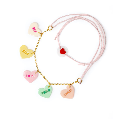 Multi Heart Candy Necklace