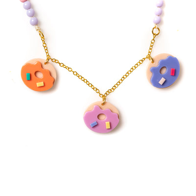 Multi Donuts Necklace