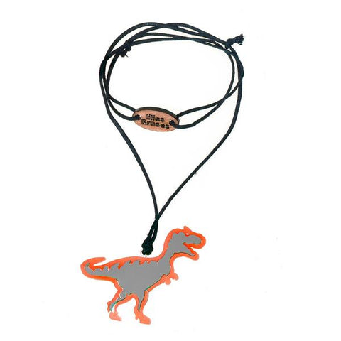 Dinosaur Necklace -  Lilies & Roses NY