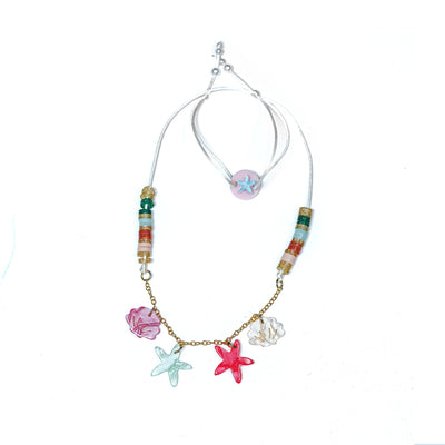 SUM23 - Seashells Pearlized Necklace