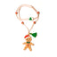 Happy Gingerbread Cookie Necklace -HOL