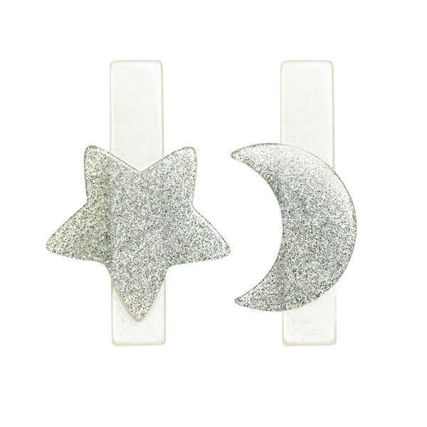 VAl-Star and Moon Hair Clips