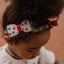 HOL-Fat Bow w/ Red and Green Dots Headband