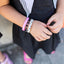 Black Spider Candy Pink Bangle Set HAL