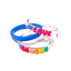 Love & Hearts Rainbow Blue Bangles - VAL